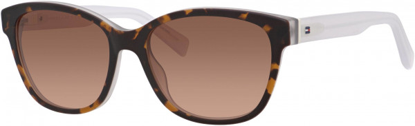Tommy Hilfiger TH 1363/S Sunglasses, 0K2W Havana Crystal White