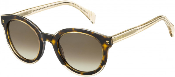 Tommy Hilfiger TH 1437/S Sunglasses, 0KY1 Yellow Havana Beige