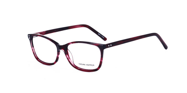 Alpha Viana H-6015 Eyeglasses, C2 - Burg Stripe