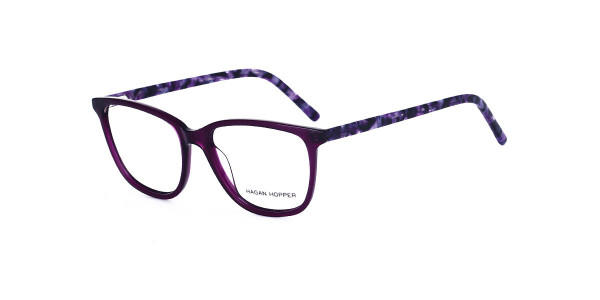 Alpha Viana H-6011 Eyeglasses, C1 - Purple/Puprle-Demi
