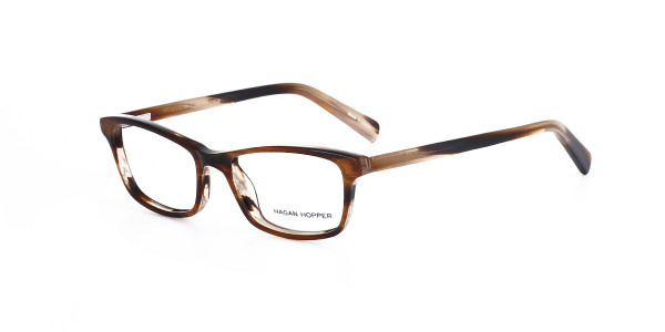 Alpha Viana H-6006 Eyeglasses, C3 - Brown Stripe