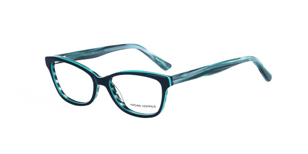 Alpha Viana H-6002 Eyeglasses, C1 - Blue/Green/Blue