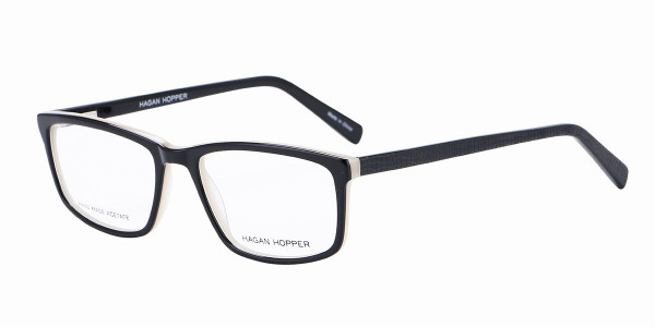 Alpha Viana H-6007 Eyeglasses, C2 - Black/Milky