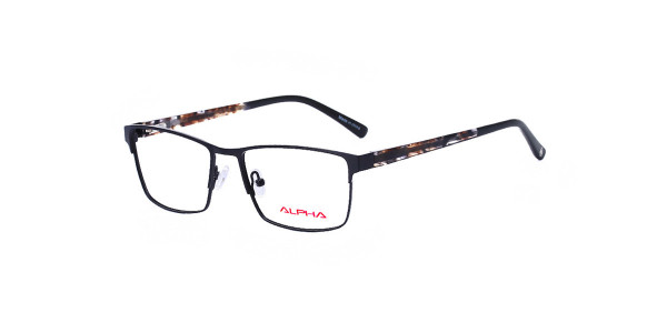 Alpha Viana A-3056 Eyeglasses, C1 - Black