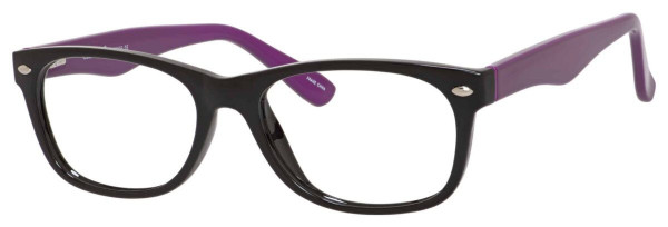 Enhance EN3966 Eyeglasses, Black Purple