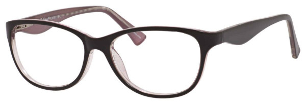 Enhance EN3973 Eyeglasses, Black/Pink Crystal