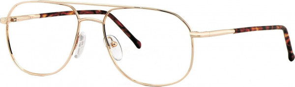 Comfort Flex Henry Flex Eyeglasses, Shiny Gold