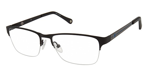 Sperry Top-Sider Mariner Eyeglasses, C01 Black / Gun