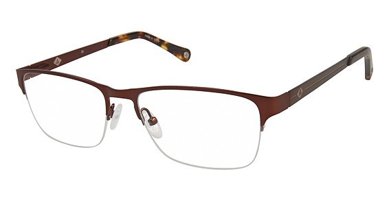 Sperry Top-Sider Mariner Eyeglasses, C02 Matte Brown