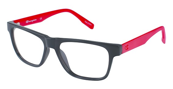 Champion 3008 Eyeglasses, C03 Black/Red