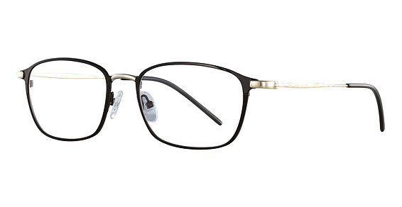 Menizzi B775 Eyeglasses, (S. Black/ S. Gold 55-20-150)