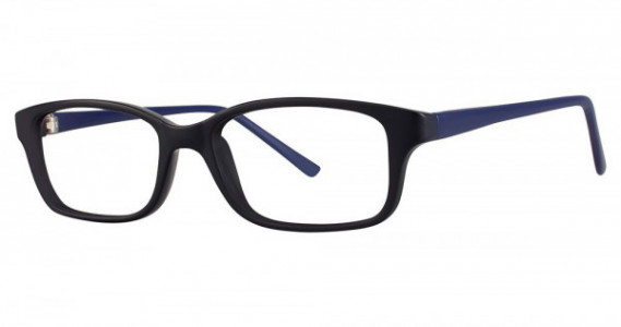 Modern Optical SKATEBOARD Eyeglasses, Black Blue Matte