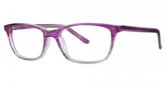 Modern Optical OUTGOING Eyeglasses, Plum Fade