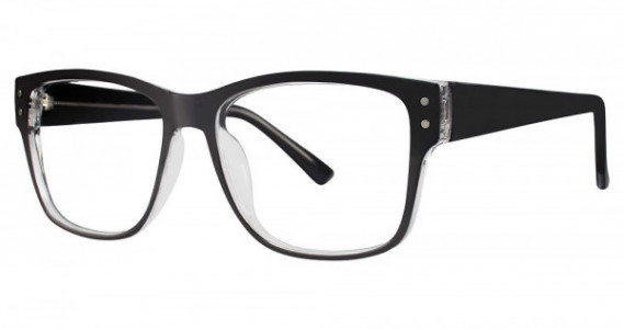 Modern Optical APPROACH Eyeglasses, Black/Crystal
