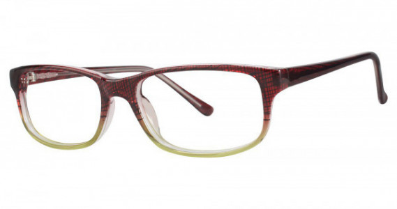 Modern Optical UPDATE Eyeglasses, Burgundy/Mint