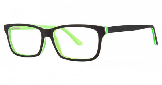 Modz SANTA CRUZ Eyeglasses, Black/Neon Green