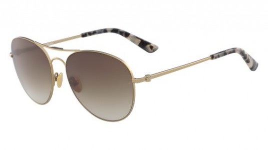 Calvin Klein CK8031S Sunglasses, (718) SATIN GOLD