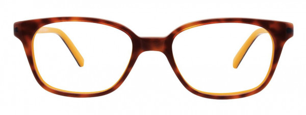 EasyClip EC430 Eyeglasses, 010 - Demi Amber & Yellow