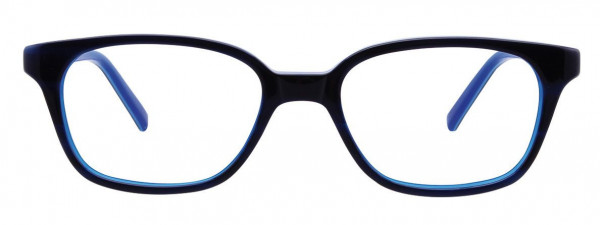 EasyClip EC430 Eyeglasses, 050 - Dark Blue & Blue