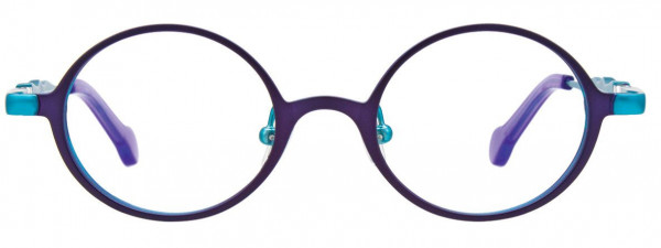 Takumi TK1040 Eyeglasses, 080 - Satin Purple & Turquoise