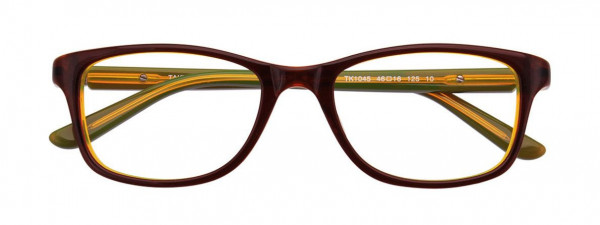 Takumi TK1045 Eyeglasses, 010 - Brown & Yellow
