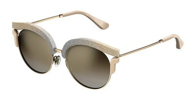 Jimmy Choo Safilo Lash/S Sunglasses, 01RU(NQ) Bronze Beige Glitter
