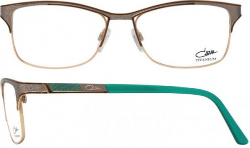 Cazal Cazal 4233 Eyeglasses, 003 - Brown-Aqua-Grey