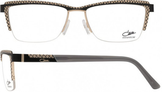 Cazal Cazal 4235 Eyeglasses, 003 - Black-Grey-Gold