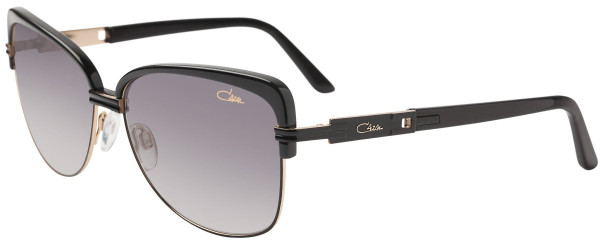 Cazal Cazal 9062 Sunglasses, 001 Black-Gold/Grey Gradient Lenses