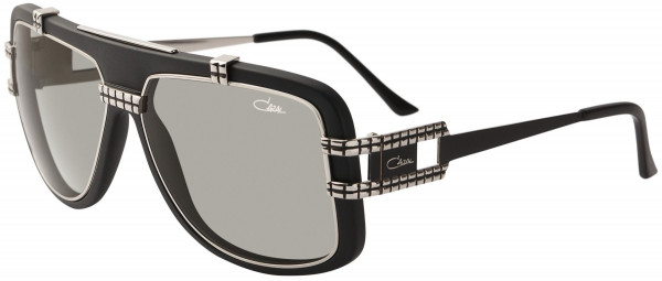 Cazal Cazal Legends 661 Sunglasses, 002 - Mat Black-Silver/Sand Lenses