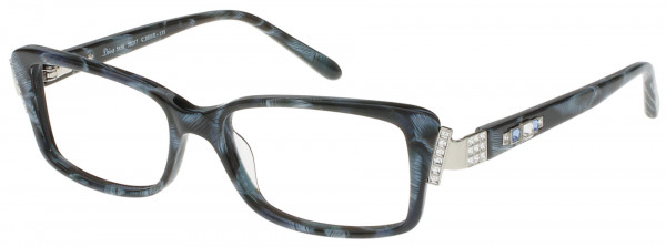Diva Diva 5456 Eyeglasses, GREY-BLUE FLORAL (DE0)