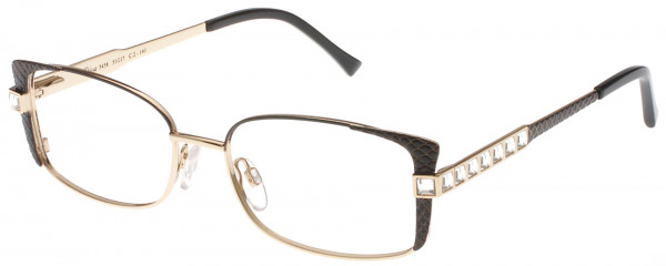 Diva Diva 5458 Eyeglasses, BLACK-GOLD (2)
