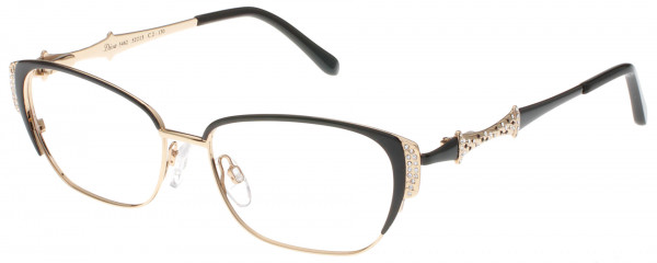 Diva Diva 5462 Eyeglasses, BLACK-GOLD (2)