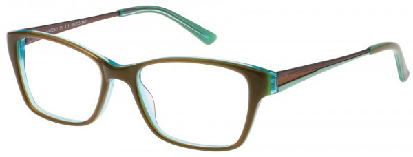 Exces Exces 3131 Eyeglasses, BROWN-GREEN (411)