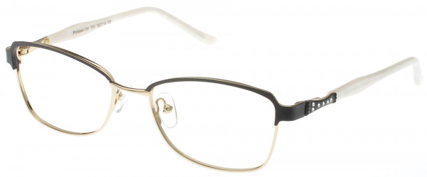 Exces Exces Princess 139 Eyeglasses, MAT BLACK-PEARL-GOLD (701)