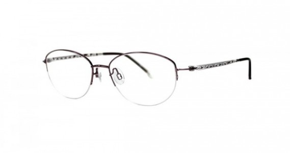 Gloria Vanderbilt Gloria Vanderbilt Theta 17 Eyeglasses, 118 Rose