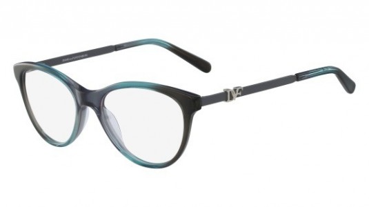 Diane Von Furstenberg DVF5090 Eyeglasses, (330) EMERALD/TEAL GRADIENT