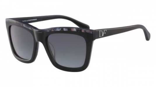 Diane Von Furstenberg DVF615S TESSA Sunglasses, (001) BLACK