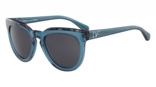 Diane Von Furstenberg DVF616S ROSIE Sunglasses, (320) CRYSTAL TEAL