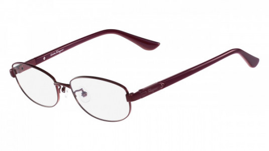 Ferragamo SF2521A Eyeglasses, (603) SHINY BORDEAUX
