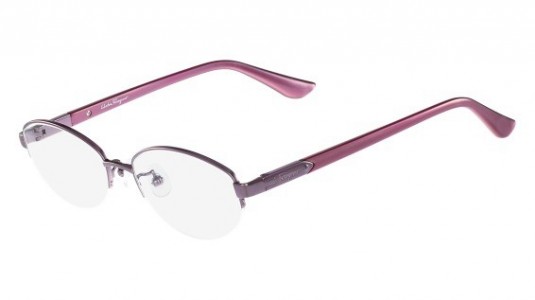 Ferragamo SF2522A Eyeglasses, (531) SHINY MAUVE