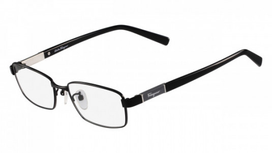 Ferragamo SF2526A Eyeglasses, (001) SHINY BLACK