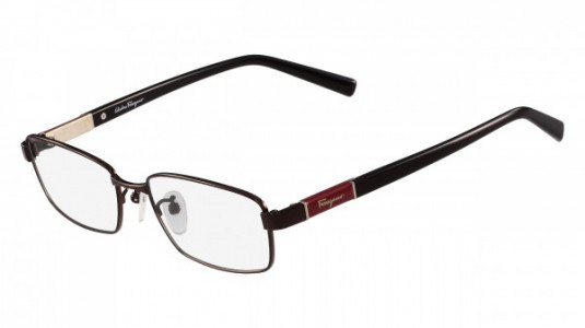 Ferragamo SF2526A Eyeglasses, (210) SHINY BROWN