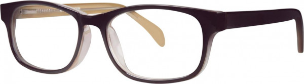 Gallery Devin Eyeglasses, Brown Gold