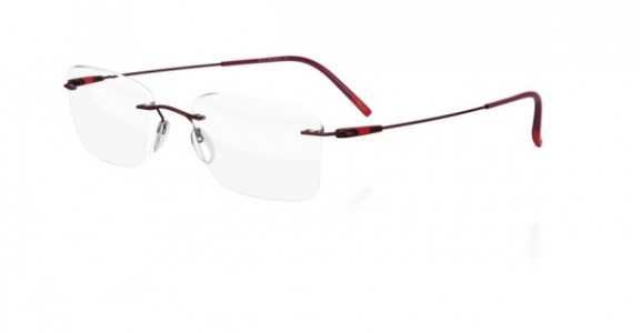 Silhouette Dynamics Colorwave AV Eyeglasses, 3530 Rose Gold / Raspberry