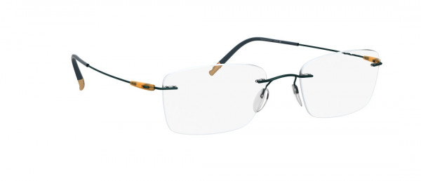 Silhouette Dynamics Colorwave AV Eyeglasses, 5040 Teal / Pineapple