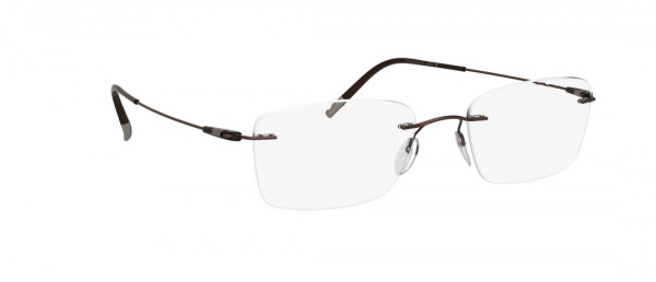Silhouette Dynamics Colorwave AV Eyeglasses, 6040 Khaki / Brown
