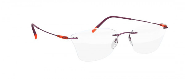 Silhouette Dynamics Colorwave be Eyeglasses, 4040 Purple / Papaya
