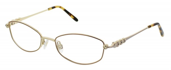 Jessica McClintock JMC 4024 Eyeglasses, Gold
