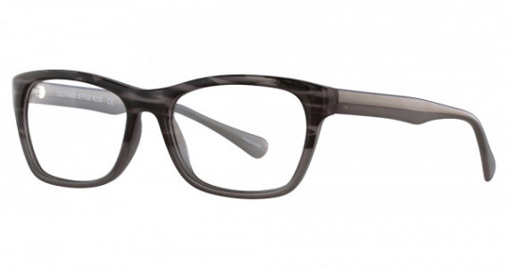 Smilen Eyewear 238 Eyeglasses, Black Stripe/Grey